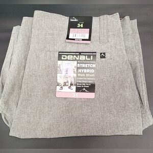 Mens Denali Stretch Hybrid walk shorts size 34